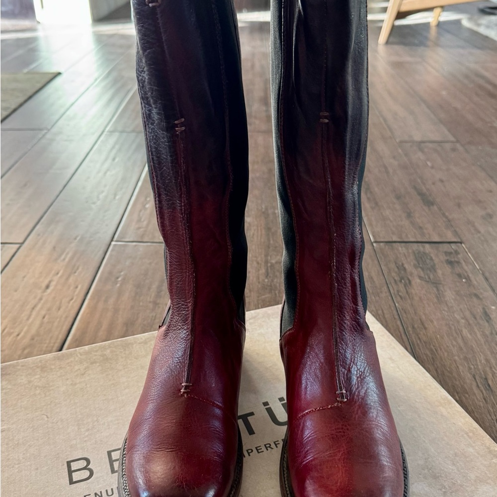 BED|STU Red Heeled Boots